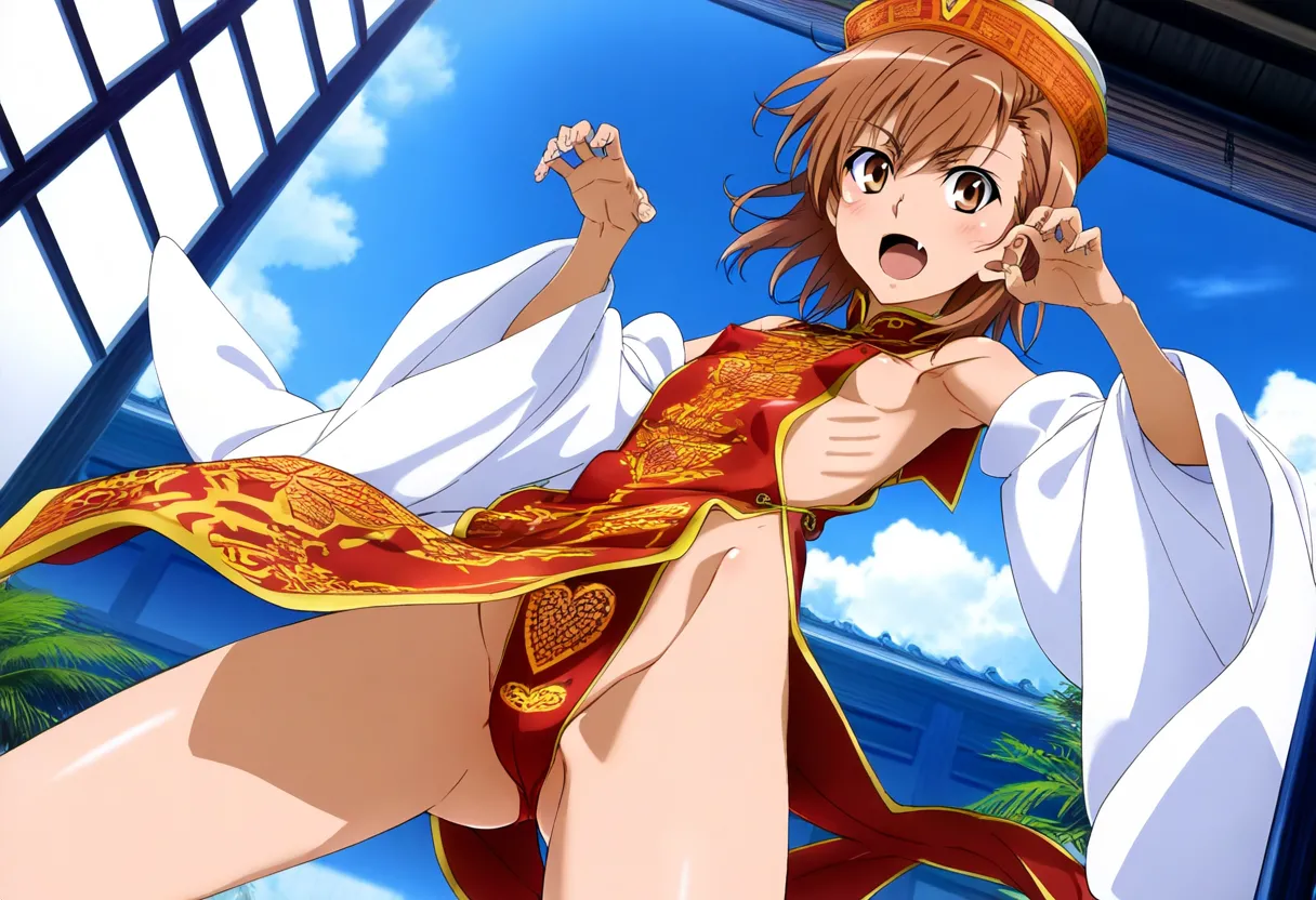 laesbkt Misaka Mikoto Chinese Zombie Cosplay NO R18 - Image 68