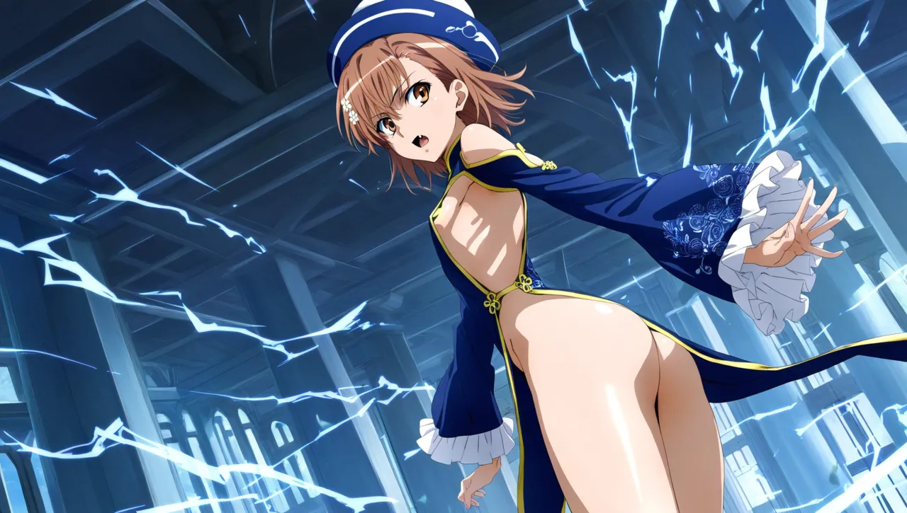 laesbkt Misaka Mikoto Chinese Zombie Cosplay NO R18 - Image 684