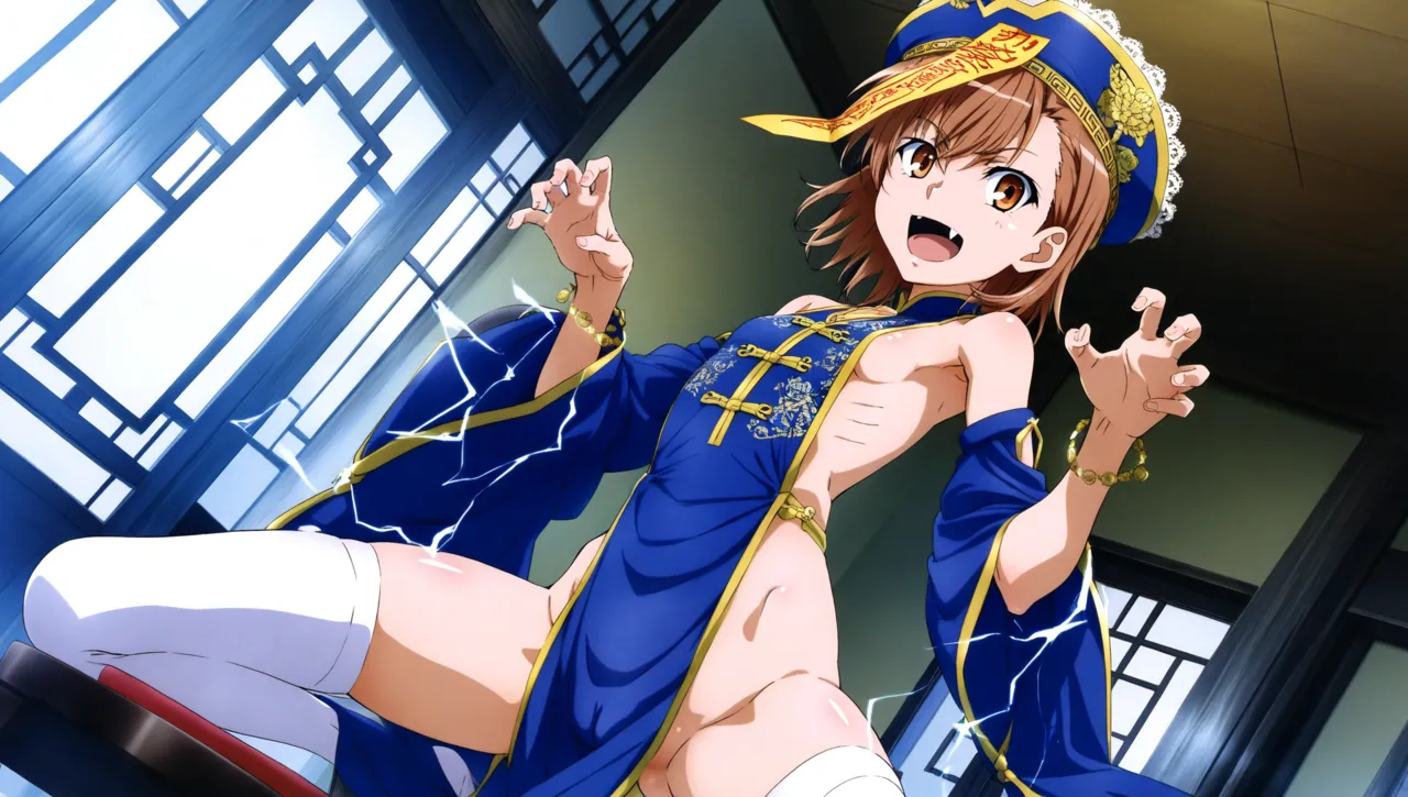 laesbkt Misaka Mikoto Chinese Zombie Cosplay NO R18 - Image 688