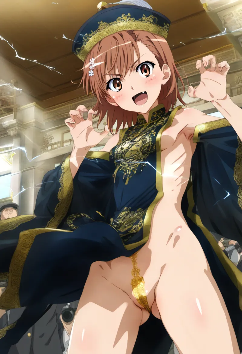 laesbkt Misaka Mikoto Chinese Zombie Cosplay NO R18 - Image 7