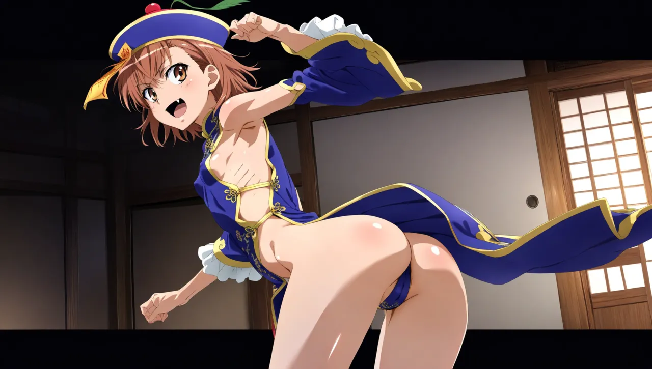laesbkt Misaka Mikoto Chinese Zombie Cosplay NO R18 - Image 710