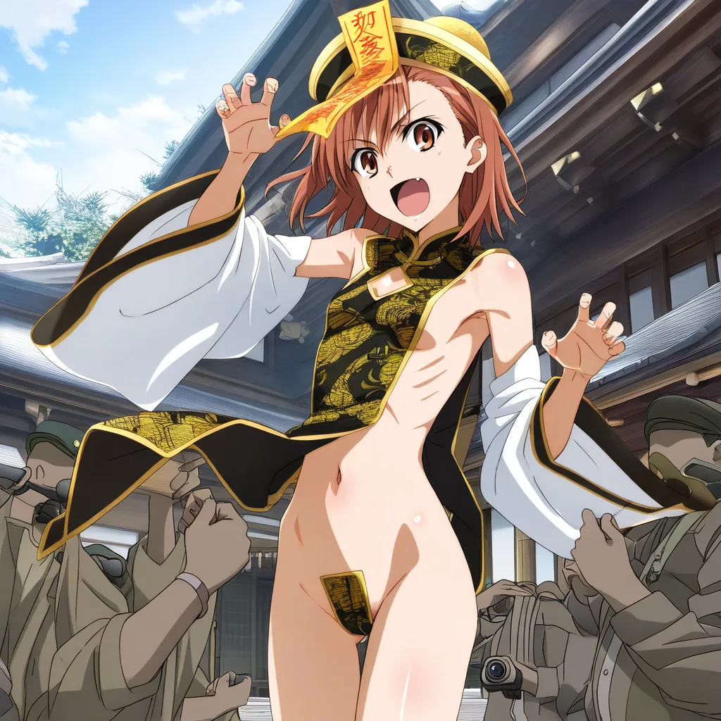 laesbkt Misaka Mikoto Chinese Zombie Cosplay NO R18 - Image 75