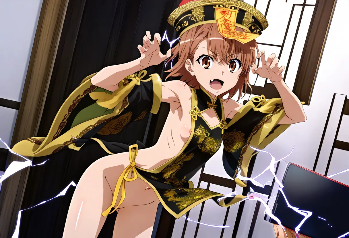 laesbkt Misaka Mikoto Chinese Zombie Cosplay NO R18 - Image 77