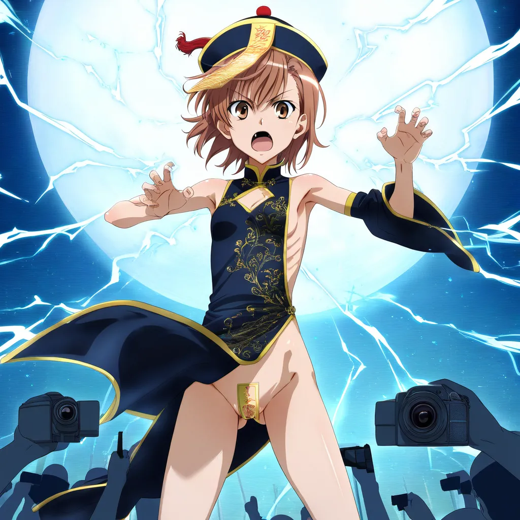 laesbkt Misaka Mikoto Chinese Zombie Cosplay NO R18 - Image 78