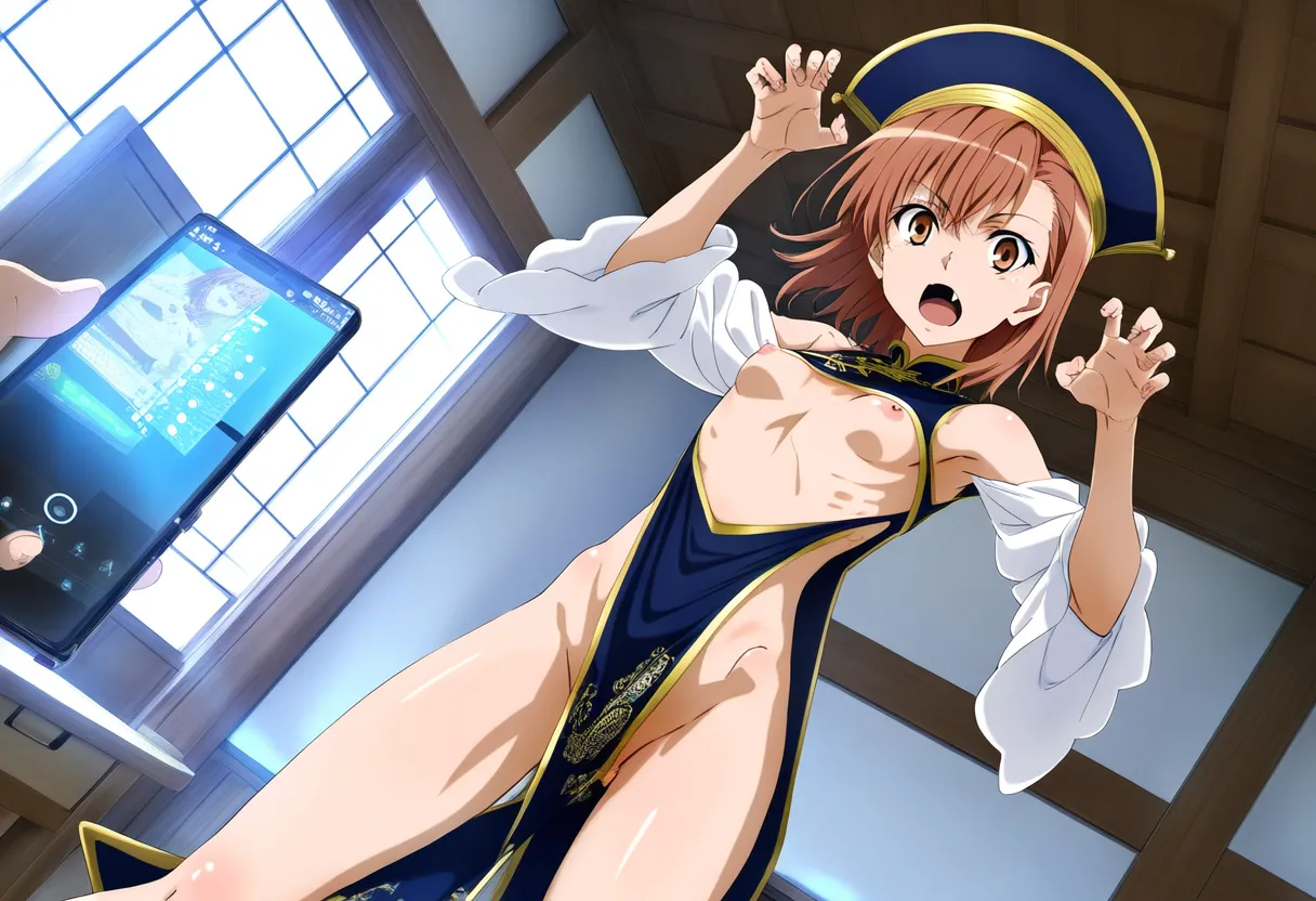 laesbkt Misaka Mikoto Chinese Zombie Cosplay NO R18 - Image 81