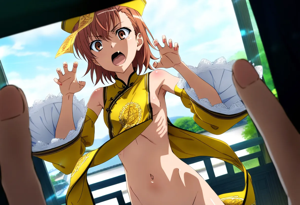 laesbkt Misaka Mikoto Chinese Zombie Cosplay NO R18 - Image 85