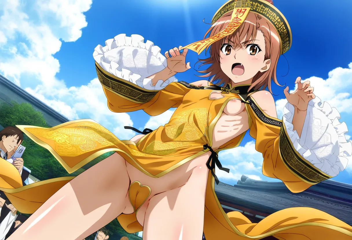 laesbkt Misaka Mikoto Chinese Zombie Cosplay NO R18 - Image 87