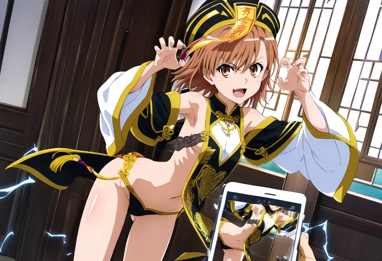 laesbkt Misaka Mikoto Chinese Zombie Cosplay NO R18 - Image 94