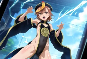 laesbkt Misaka Mikoto Chinese Zombie Cosplay NO R18 - Page 107