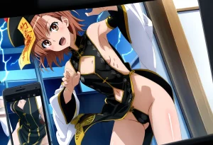 laesbkt Misaka Mikoto Chinese Zombie Cosplay NO R18 - Page 113