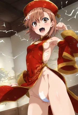 laesbkt Misaka Mikoto Chinese Zombie Cosplay NO R18 - Page 135