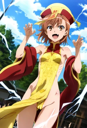 laesbkt Misaka Mikoto Chinese Zombie Cosplay NO R18 - Page 136