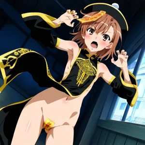 laesbkt Misaka Mikoto Chinese Zombie Cosplay NO R18 - Page 139