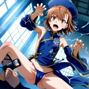 laesbkt Misaka Mikoto Chinese Zombie Cosplay NO R18 - Page 159