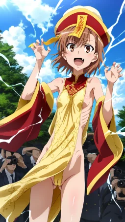 laesbkt Misaka Mikoto Chinese Zombie Cosplay NO R18 - Page 215