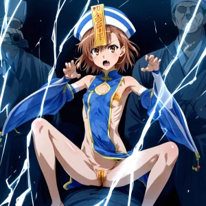 laesbkt Misaka Mikoto Chinese Zombie Cosplay NO R18 - Page 226