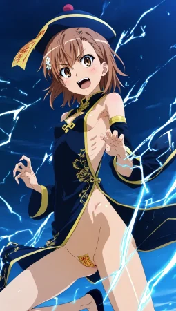 laesbkt Misaka Mikoto Chinese Zombie Cosplay NO R18 - Page 269