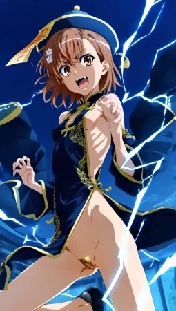 laesbkt Misaka Mikoto Chinese Zombie Cosplay NO R18 - Page 356