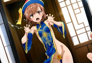 laesbkt Misaka Mikoto Chinese Zombie Cosplay NO R18 - Page 39