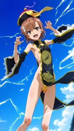 laesbkt Misaka Mikoto Chinese Zombie Cosplay NO R18 - Page 447