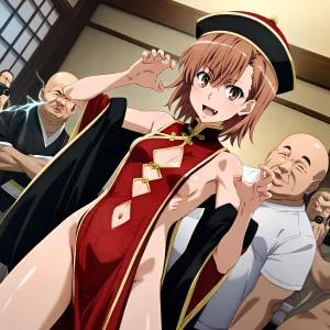 laesbkt Misaka Mikoto Chinese Zombie Cosplay NO R18 - Page 46