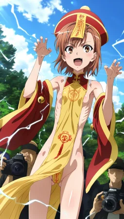 laesbkt Misaka Mikoto Chinese Zombie Cosplay NO R18 - Page 468
