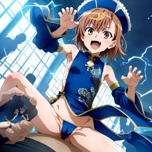laesbkt Misaka Mikoto Chinese Zombie Cosplay NO R18 - Page 471
