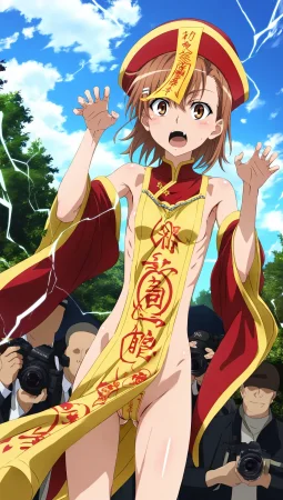 laesbkt Misaka Mikoto Chinese Zombie Cosplay NO R18 - Page 493