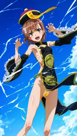 laesbkt Misaka Mikoto Chinese Zombie Cosplay NO R18 - Page 528