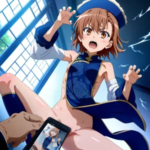 laesbkt Misaka Mikoto Chinese Zombie Cosplay NO R18 - Page 53