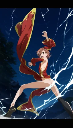laesbkt Misaka Mikoto Chinese Zombie Cosplay NO R18 - Page 579
