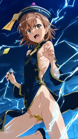 laesbkt Misaka Mikoto Chinese Zombie Cosplay NO R18 - Page 590