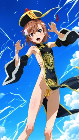 laesbkt Misaka Mikoto Chinese Zombie Cosplay NO R18 - Page 595
