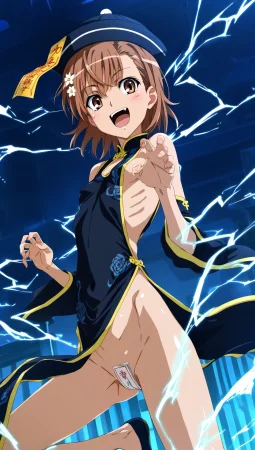 laesbkt Misaka Mikoto Chinese Zombie Cosplay NO R18 - Page 626