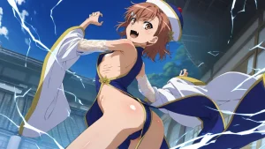 laesbkt Misaka Mikoto Chinese Zombie Cosplay NO R18 - Page 713