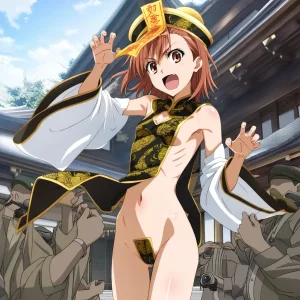 laesbkt Misaka Mikoto Chinese Zombie Cosplay NO R18 - Page 75