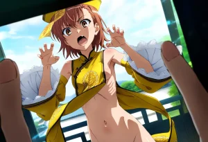 laesbkt Misaka Mikoto Chinese Zombie Cosplay NO R18 - Page 85