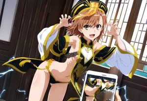 laesbkt Misaka Mikoto Chinese Zombie Cosplay NO R18 - Page 94