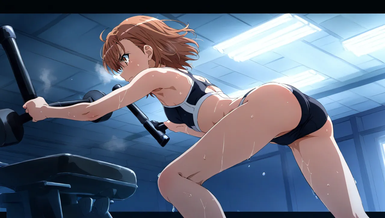 laesbkt Misaka Mikoto Workout Wallpaper 12 NO R18 - Image 102