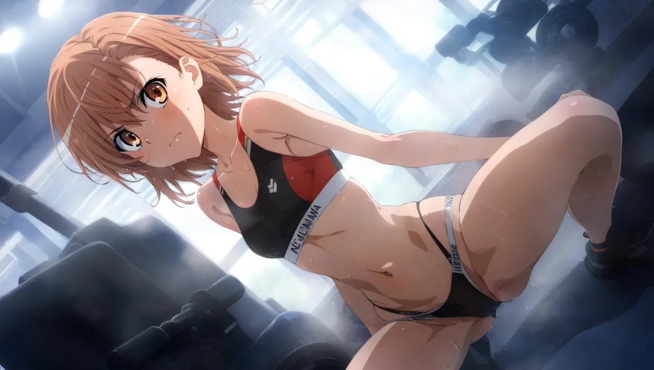 laesbkt Misaka Mikoto Workout Wallpaper 12 NO R18 - Image 105