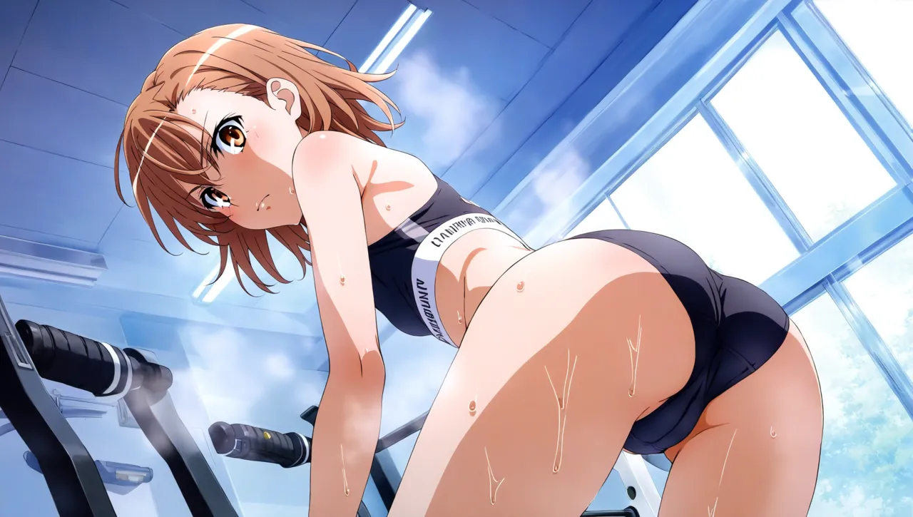 laesbkt Misaka Mikoto Workout Wallpaper 12 NO R18 - Image 106