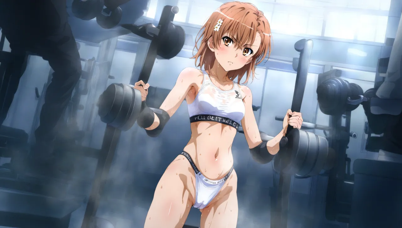 laesbkt Misaka Mikoto Workout Wallpaper 12 NO R18 - Image 110