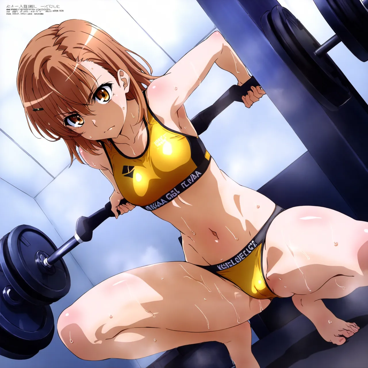 laesbkt Misaka Mikoto Workout Wallpaper 12 NO R18 - Image 119