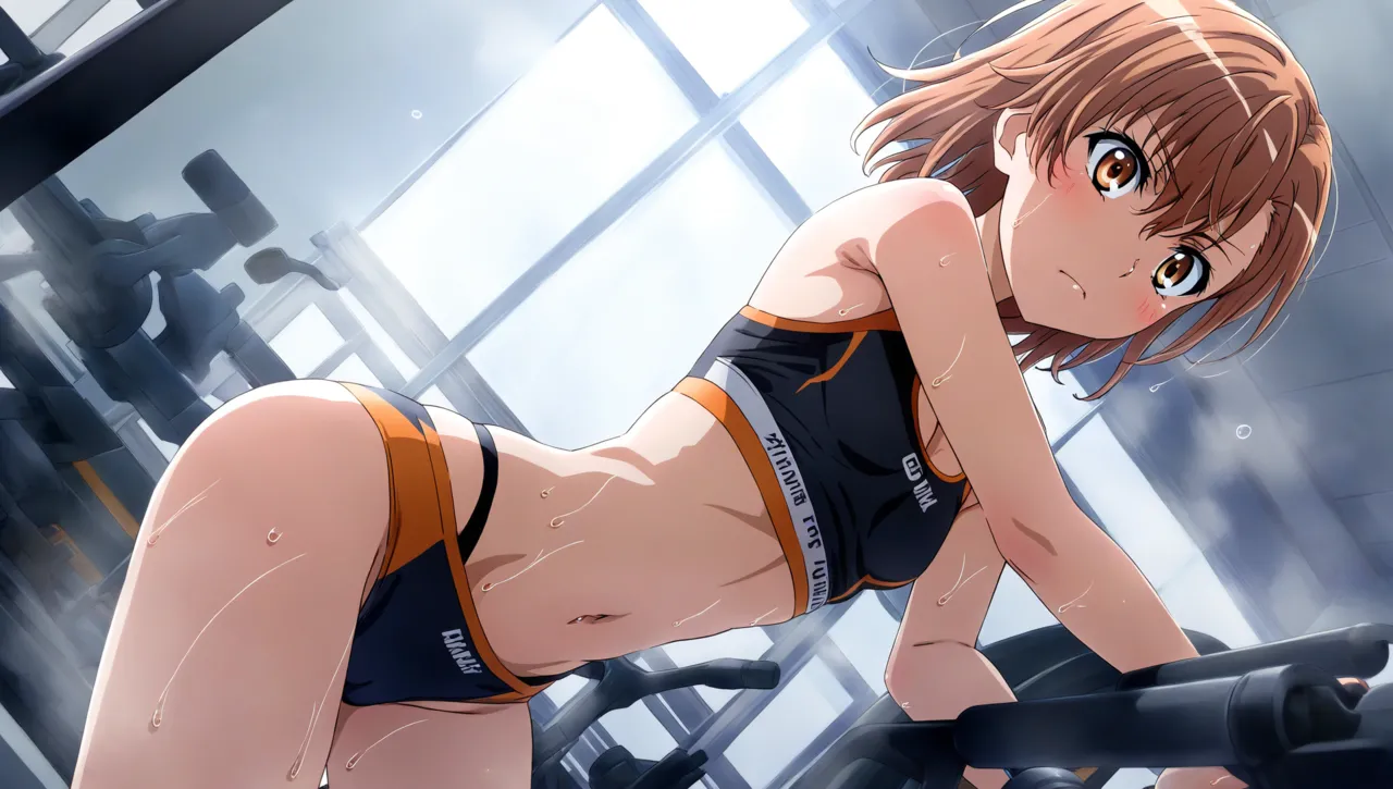 laesbkt Misaka Mikoto Workout Wallpaper 12 NO R18 - Image 123