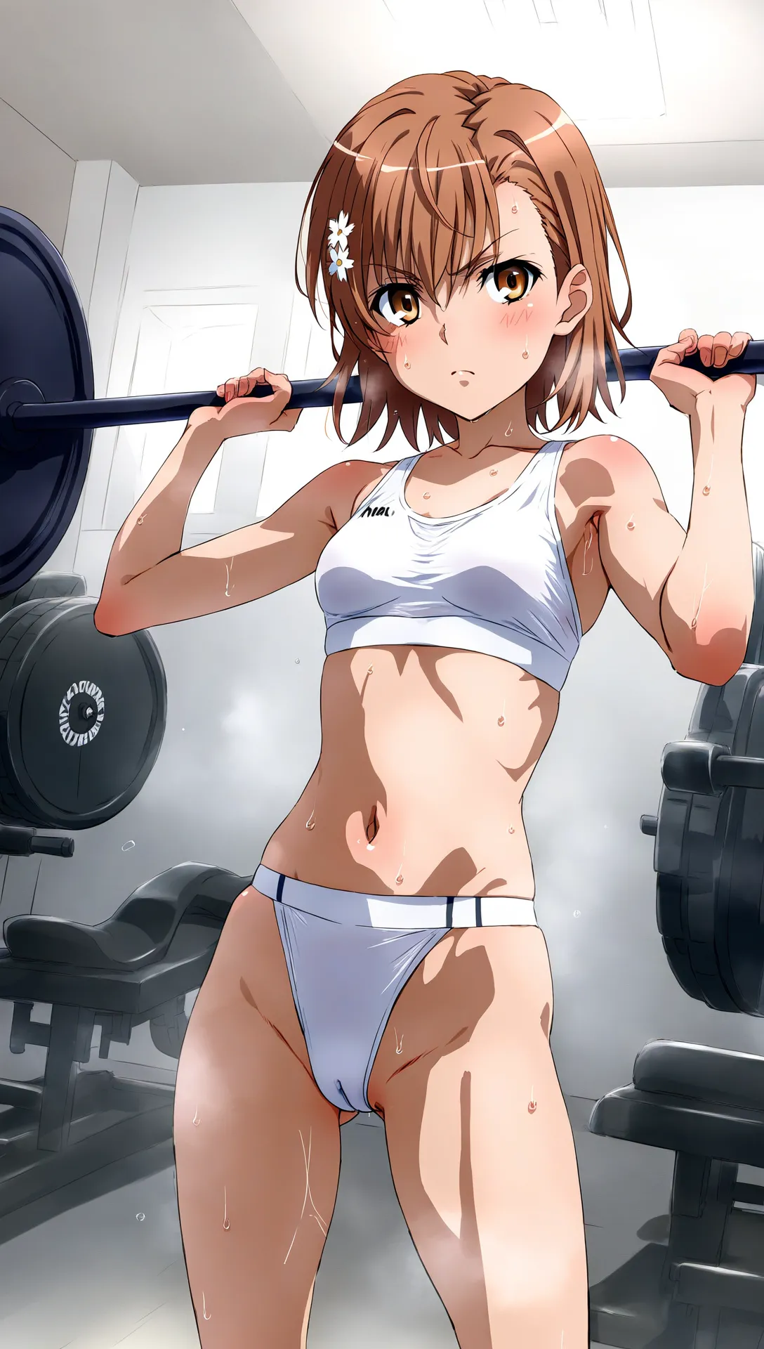 laesbkt Misaka Mikoto Workout Wallpaper 12 NO R18 - Image 130