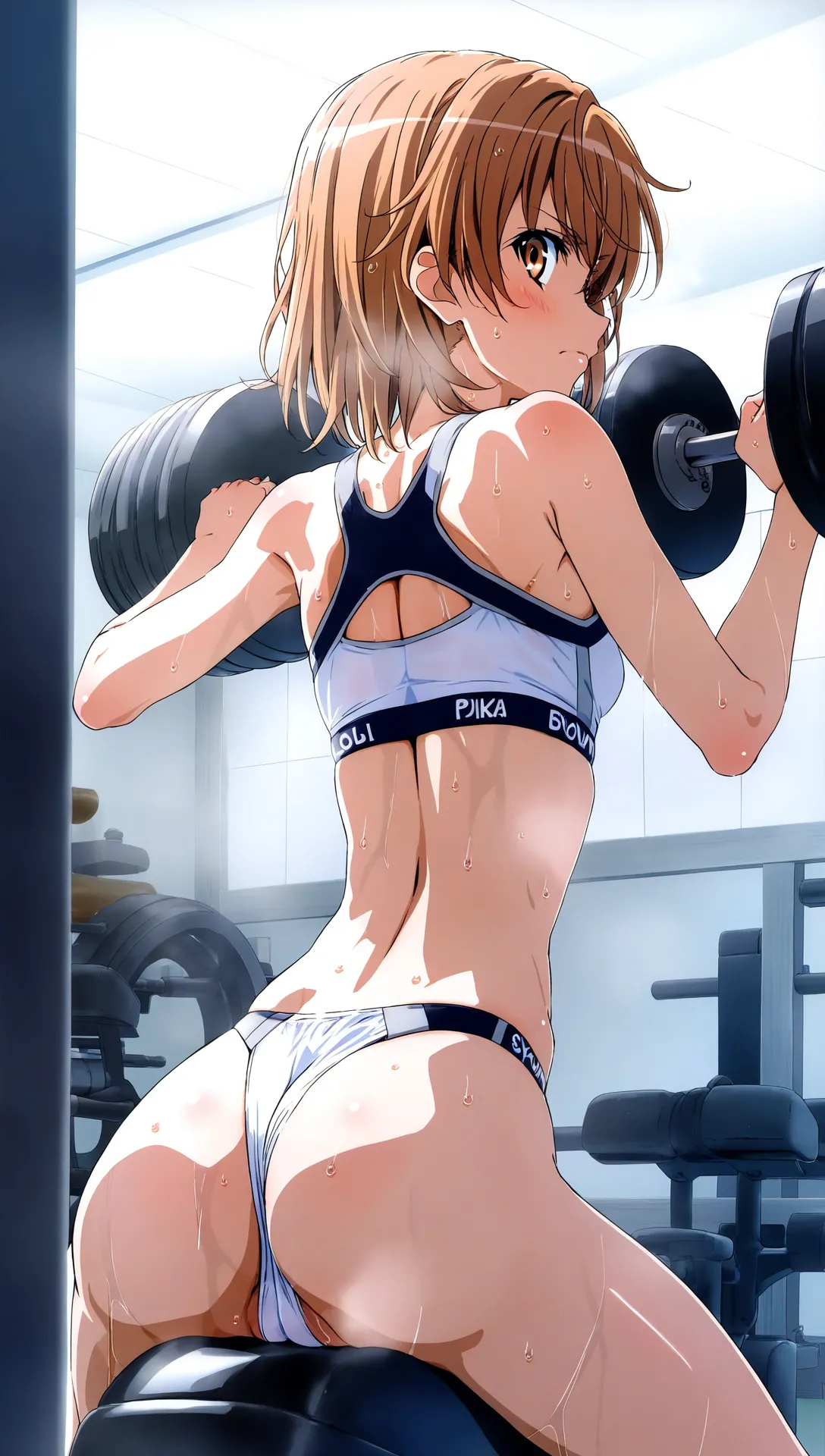 laesbkt Misaka Mikoto Workout Wallpaper 12 NO R18 - Image 134
