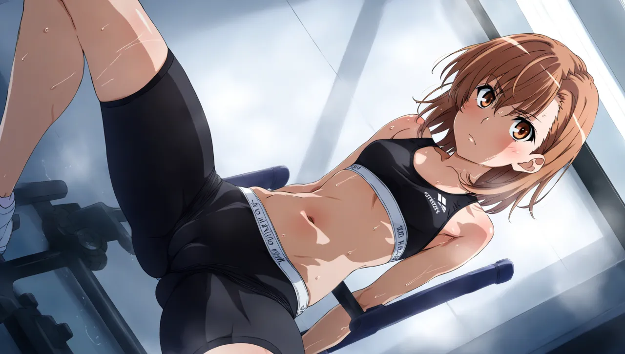 laesbkt Misaka Mikoto Workout Wallpaper 12 NO R18 - Image 138