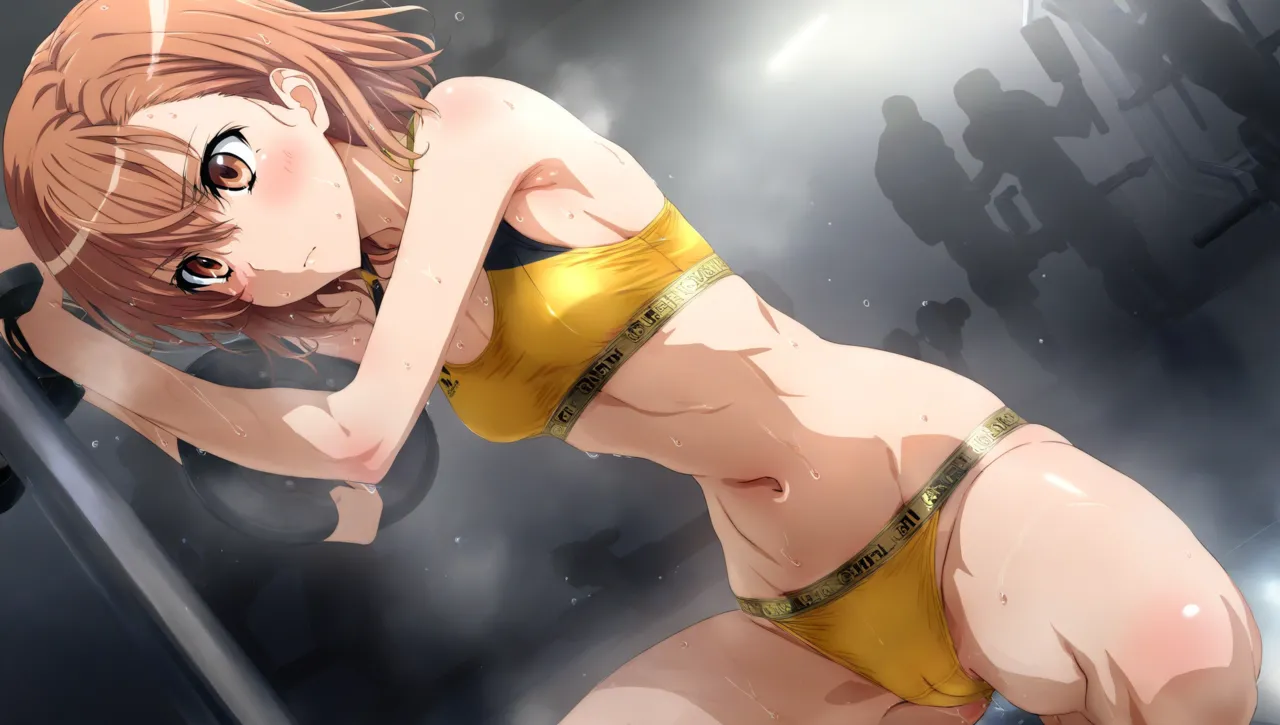 laesbkt Misaka Mikoto Workout Wallpaper 12 NO R18 - Image 141