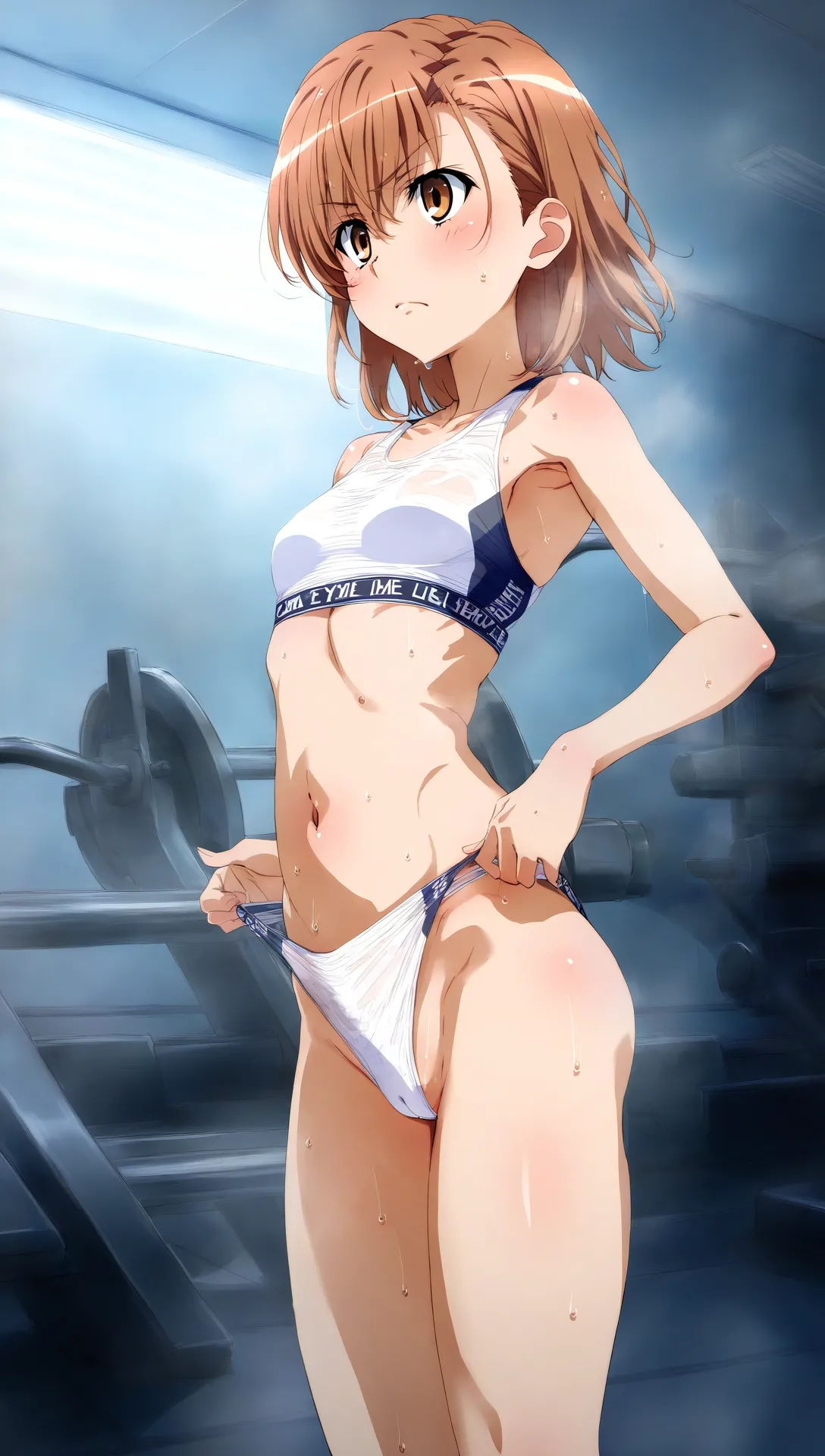 laesbkt Misaka Mikoto Workout Wallpaper 12 NO R18 - Image 150