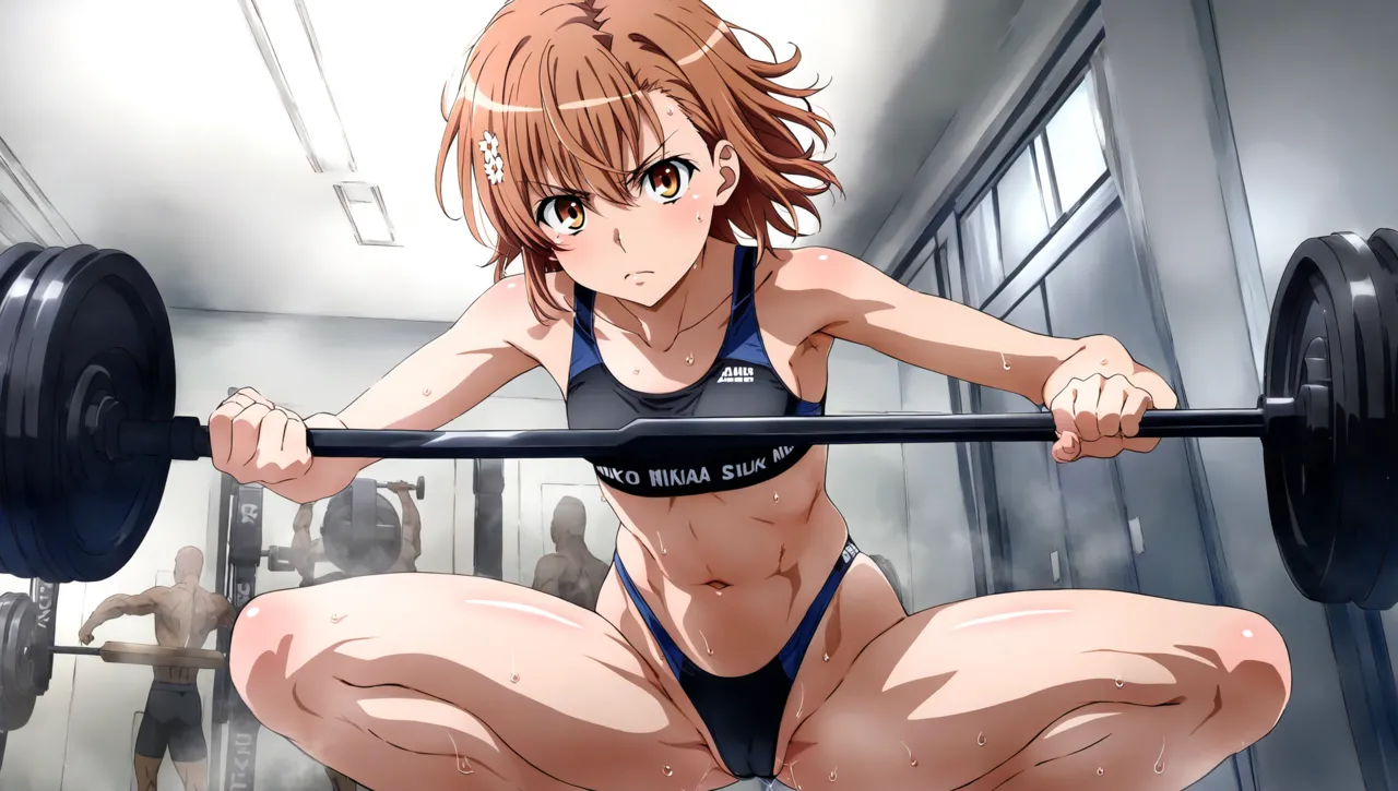 laesbkt Misaka Mikoto Workout Wallpaper 12 NO R18 - Image 160